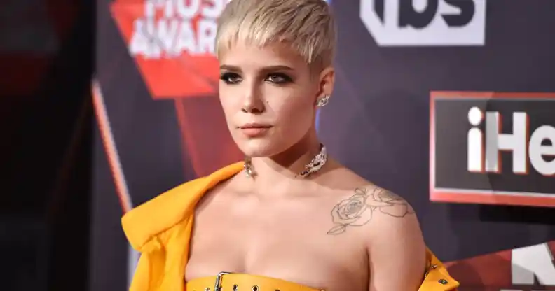 Halsey at the 2017 iHeartRadio Music Awards
