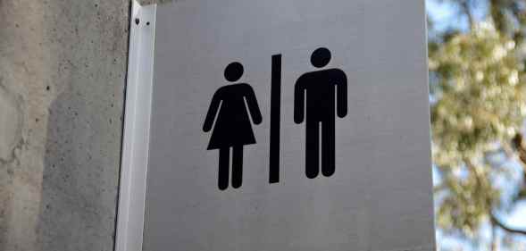 Male and female toilet signs
