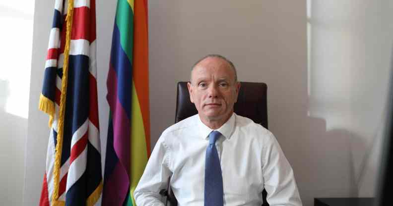 Minister for Equalities Mike Freer has announced a support service for victims of conversion therapy