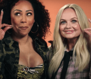 Spice Girls Mel B and Emma Bunton entering The Circle as catfishes