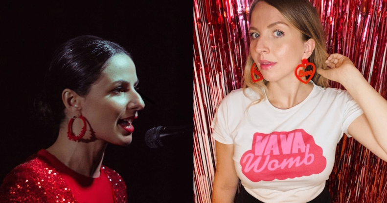 Ellamae Fullalove (right) and Emilie Epperlein (left), founders of The Vagina Festival.