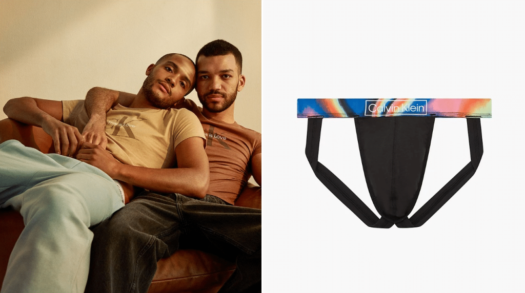 Calvin Klein's campaign for Pride Month is 'This is Love'.