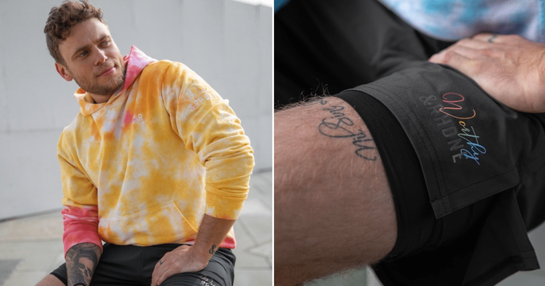 Gus Kenworthy has teamed up with performance lifestyle brand Rhone for a Pride collection.