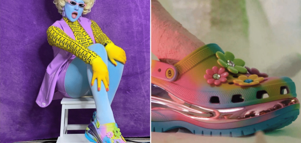 Lazy Oaf and Crocs have teamed up for an out-of-this-world collaboration.