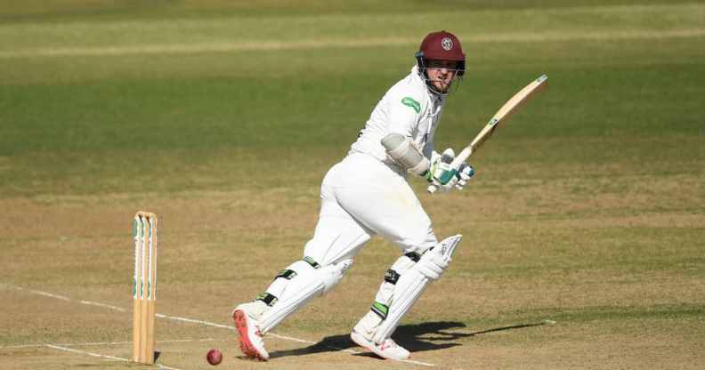 Steve Davies in full cricket gear