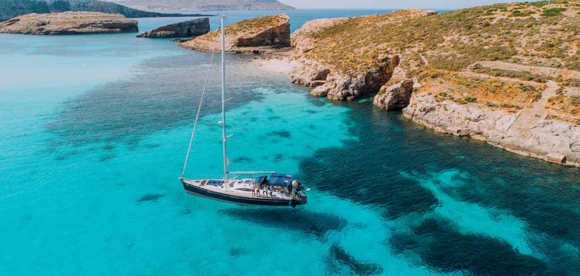 Malta's world-famous Blue Lagoon.