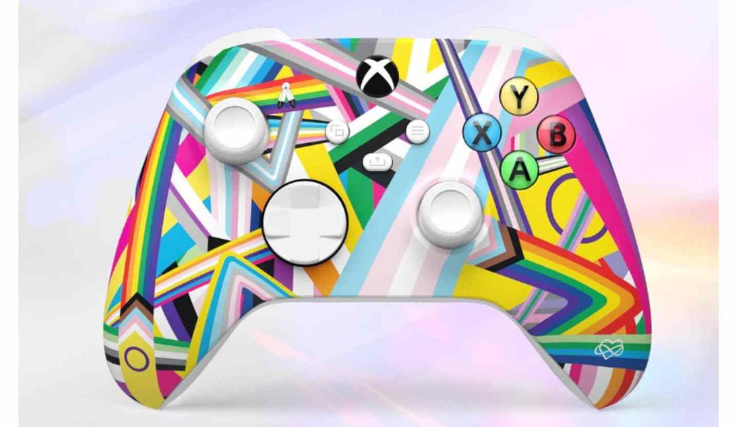 Microsoft has released a custom Xbox controller to celebrate Pride Month.