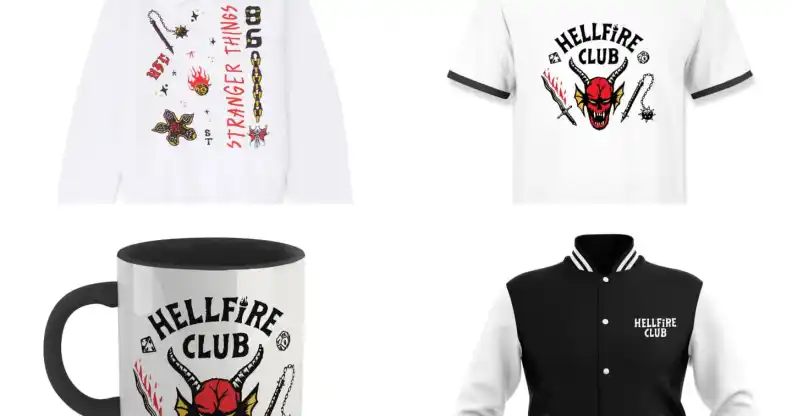 Netflix's Stranger Things has launched a merch collection inspired by the Hellfire Club.