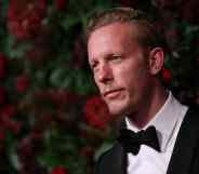 Laurence Fox posing for the 65th Evening Standard Theatre Awards