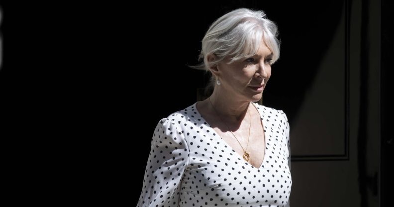 Nadine Dorries walks out of Downing Street