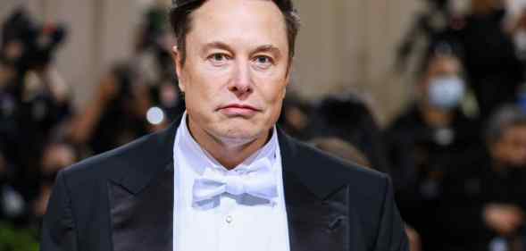 Elon Musk at the Met Gala 2022