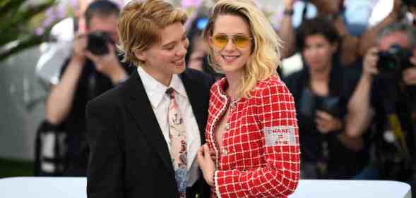 Kristen Stewart and he Crimes of the Future co-star Lea Seydoux at the Cannes film festival