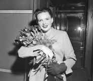 Judy Garland (1922-1969) returns here to New York City to do a show at the famed Palace Theater.