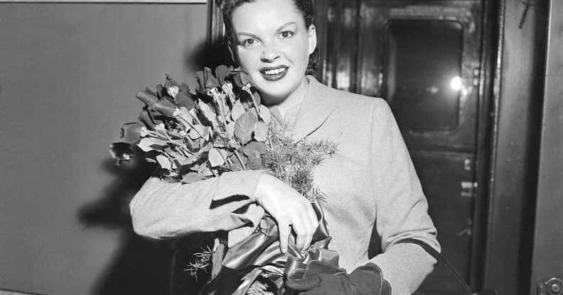 Judy Garland (1922-1969) returns here to New York City to do a show at the famed Palace Theater.