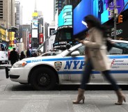 An NYPD police care in New York City