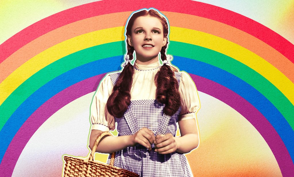 Judy Garland in The Wizard of Oz.