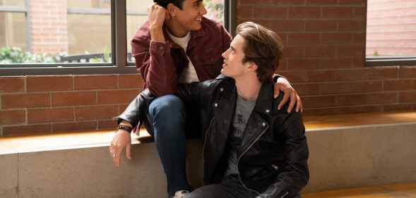 Michael Cimino as Victor and George Sear as Benji in Love, Victor.