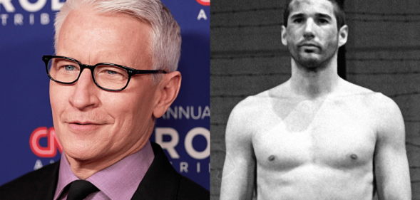 Anderson Cooper and a topless Richard Gere performing Bent in the 70s.