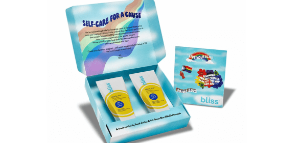 Bliss is donating 100 percent of proceeds from its limited edition Pride box to The Trevor Project.