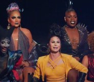 The Drag Race All Stars 7 queens sat watching a lip sync