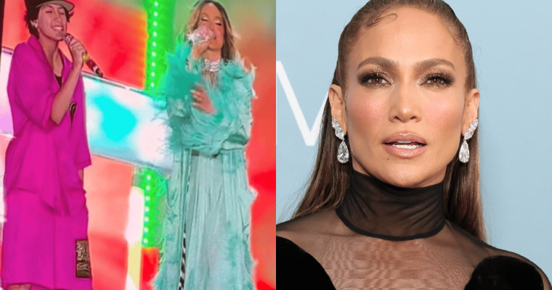 Jennifer Lopez and Emme.