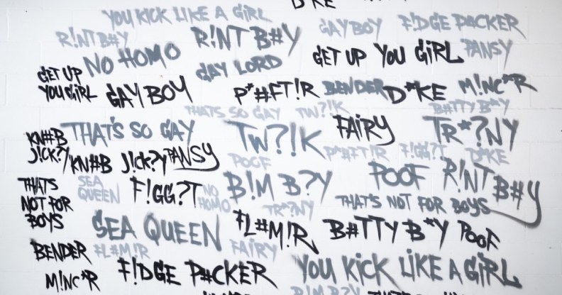 Norwich City FC's Pride campaign 'abuse wall'