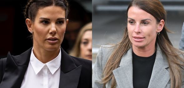 Rebekah Vardy (left) and Coleen Rooney (right)