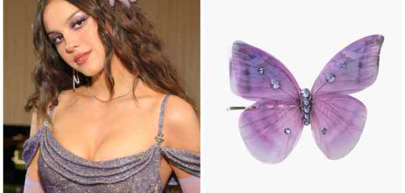 Olivia Rodrigo's Y2K butterfly clips from the Met Gala are available to buy.