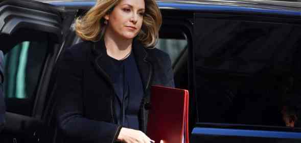 Penny Mordaunt arriving for a Cabinet meeting in 2019.