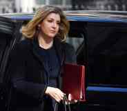 Penny Mordaunt arriving for a Cabinet meeting in 2019.
