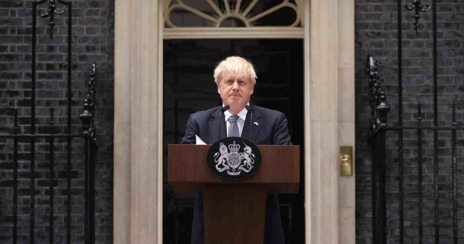Prime minister Boris Johnson addresses the nation