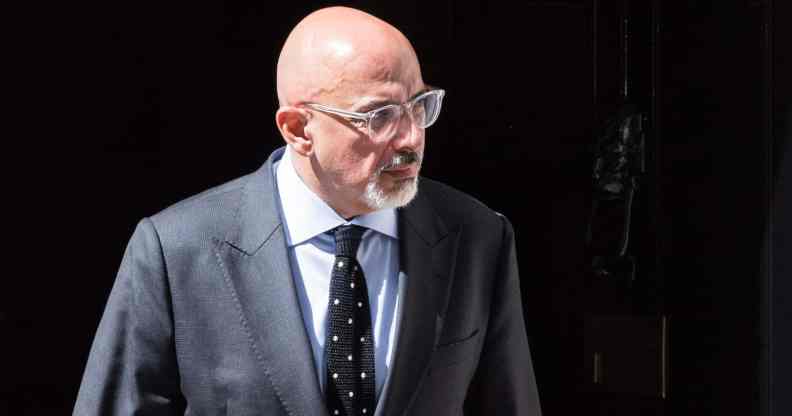 Chancellor of the Exchequer Nadhim Zahawi leaves 10 Downing Street