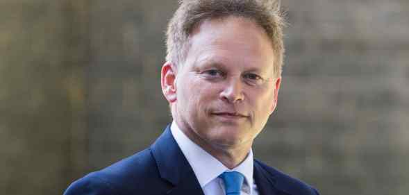 Secretary of State for Transport Grant Shapps leaves 10 Downing Street