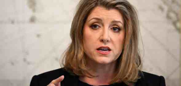 Penny Mordaunt attends the launch of her campaign to become the next leader of the Conservative party.