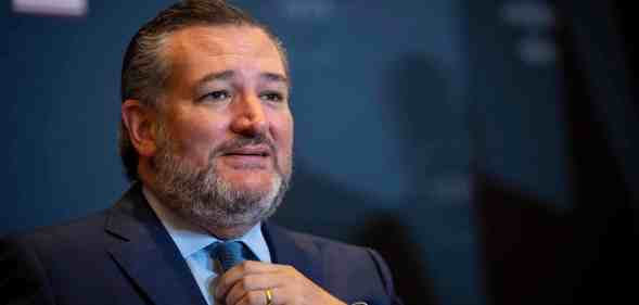 Sen. Ted Cruz (R-TX) speaks during the America First Agenda Summit, at the Marriott Marquis hotel July 26, 2022 in Washington, DC.
