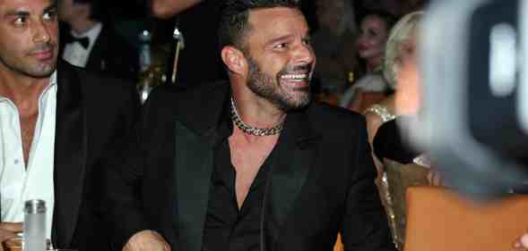 Ricky Martin attends the amfAR Cannes Gala