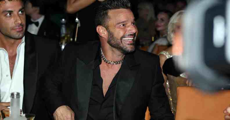 Ricky Martin attends the amfAR Cannes Gala