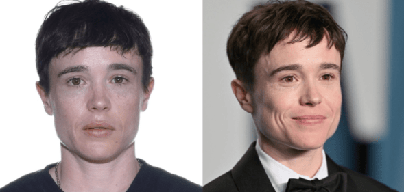 Elliot Page over the moon as he updates passport photo after transition