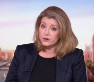 Penny Mordaunt appears on BBC News