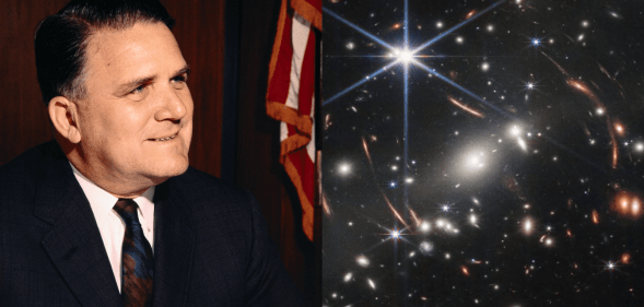 James Webb and the picture from the telescope of the same name