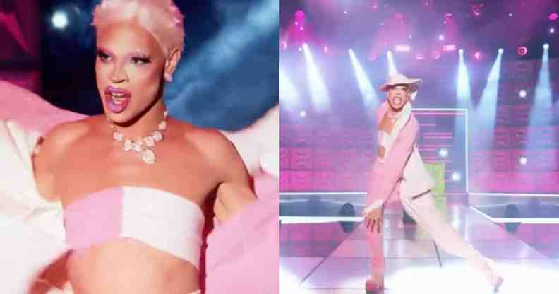 Yvie Oddly performing in Drag Race All Stars