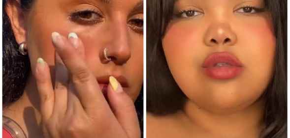 The sunburn blush hashtag is taking over TikTok, with more than one million views on the platform.