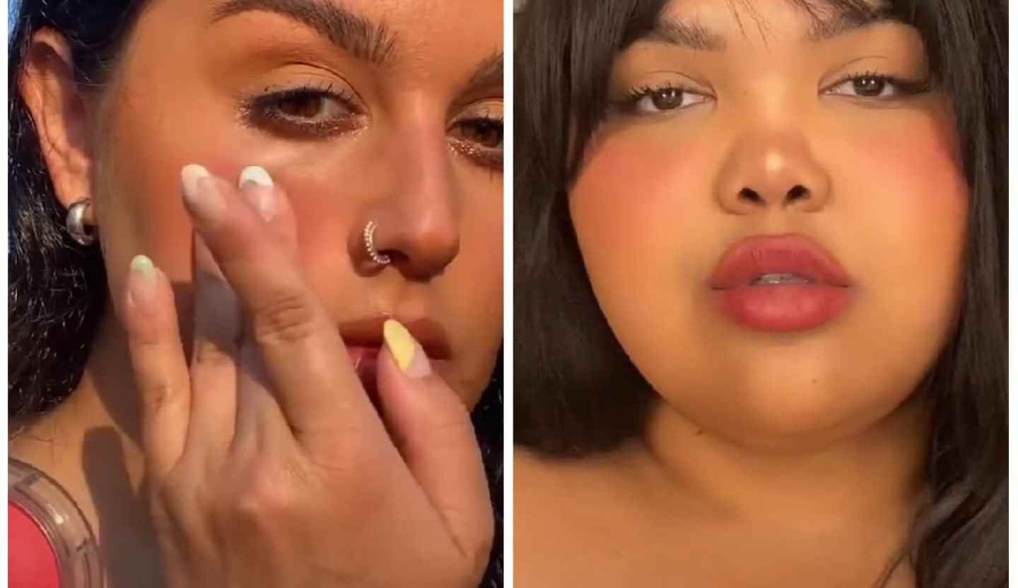 The sunburn blush hashtag is taking over TikTok, with more than one million views on the platform.