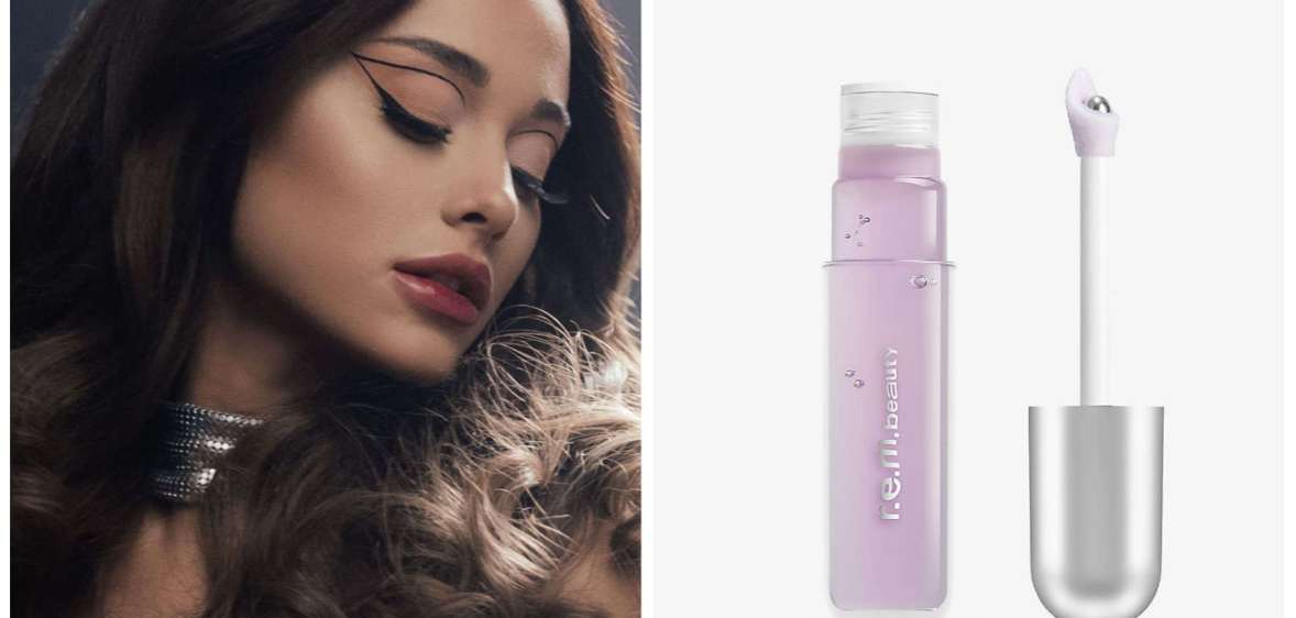 Ariana Grande has launched her R.E.M. beauty line exclusively at Selfridges in the UK. (R.E.M. Beauty)