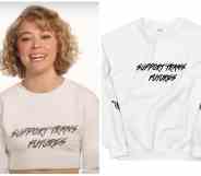 She-Hulk star Tatiana Maslany repped a 'Support Trans Futures' sweatshirt and fans buy the collection.