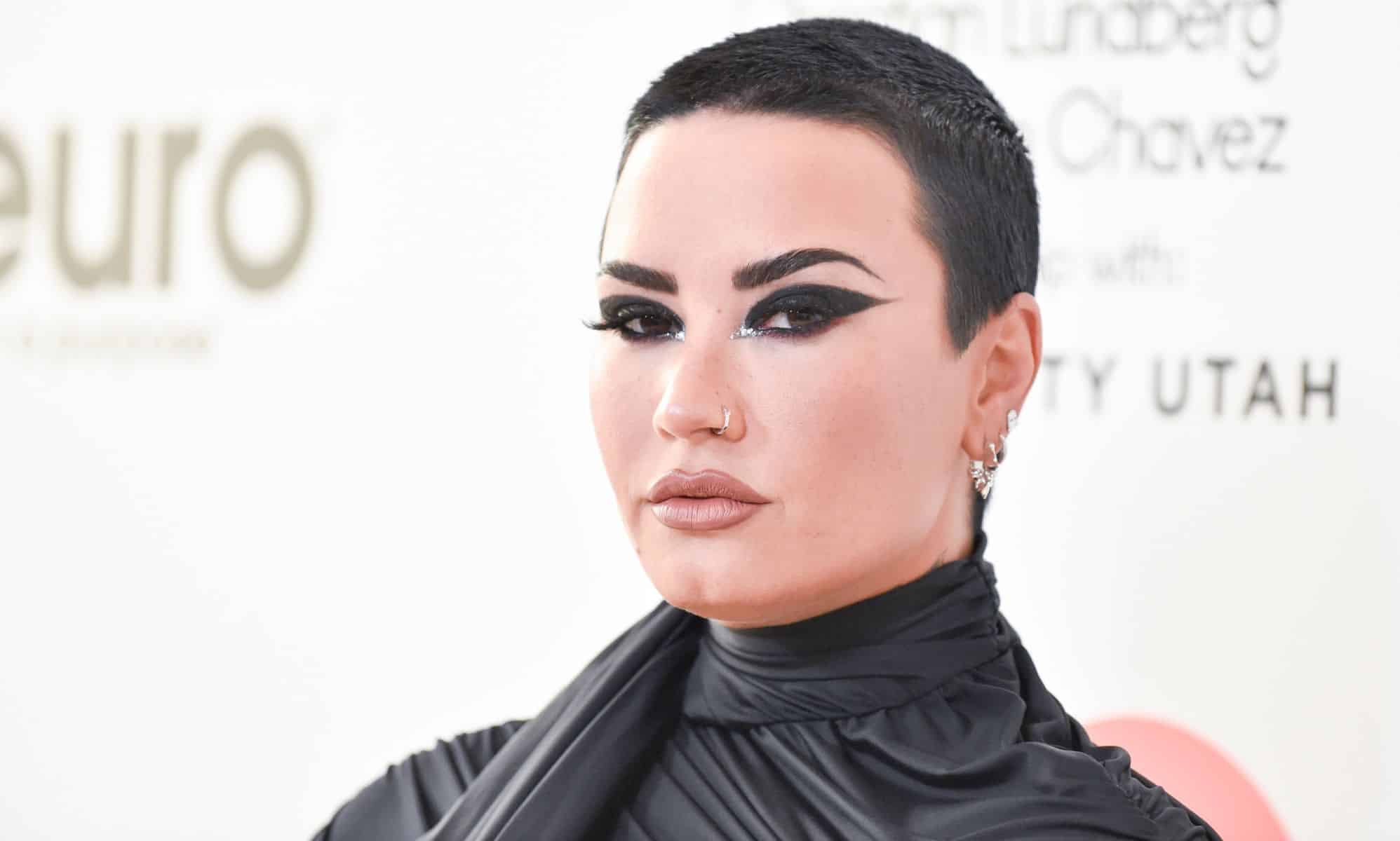 Demi Lovato Lesbian Sex - Demi Lovato doesn't care about 'ignorant people' being upset over their  pronouns