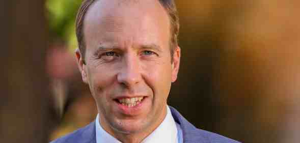 Matt Hancock in a suit