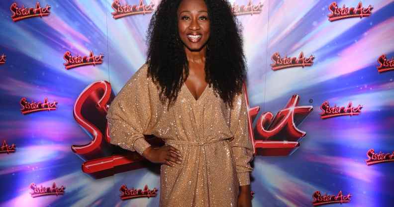 Beverley Knight attends the press night after party for "Sister Act: The Musical" at St Paul's Centre in London, England.