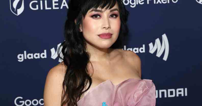 Ivory Aquino attends 33rd Annual GLAAD Media Awards at New York Hilton Midtown on May 06, 2022 in New York City.