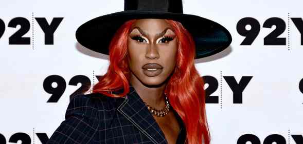 Shea Coulee attends the "RuPaul's Drag Race All Stars" In Conversation With Ben Platt at 92Y on May 09, 2022 in New York City.